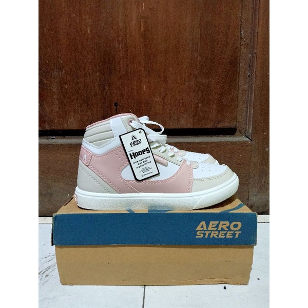 aerostreet hoops Cream Pink