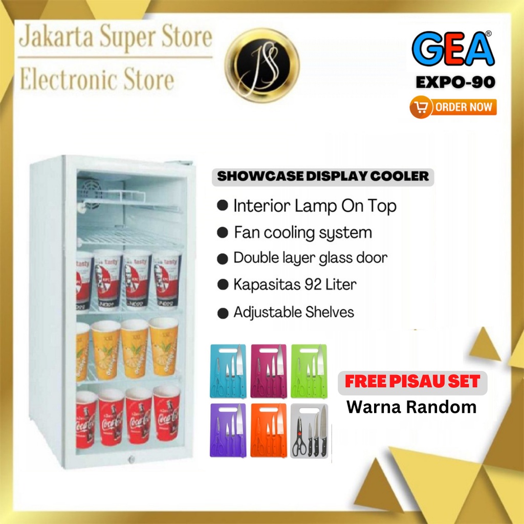 GEA EXPO 90 SHOWCASE DISPLAY COOLER MINI