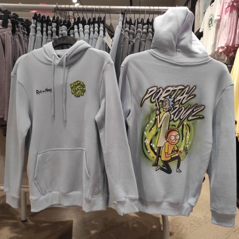 Regular Fit Hoodie BLUE/RICK AND MORTY
