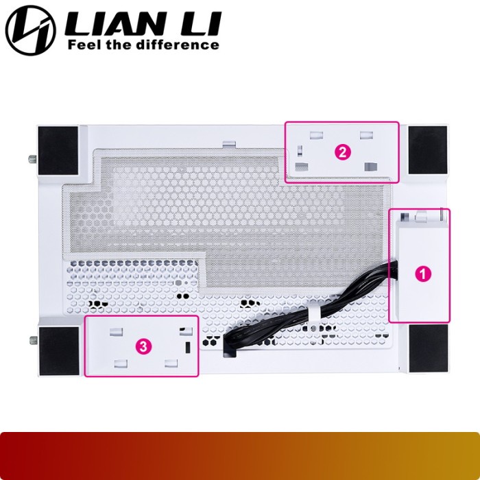 LIAN LI O11D Dynamic EVO Additional I/O Kit - Putih