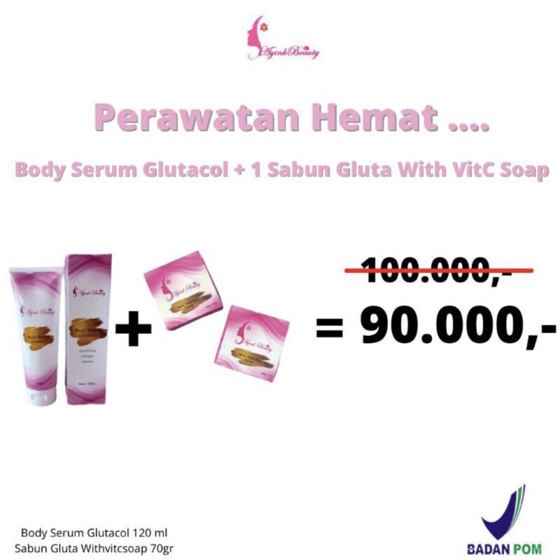 Body Serum Glutacol Ayink Beauty & Sabun Gws Ayink beauty