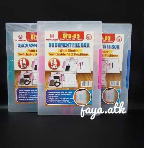 

[J[22 ♥☞] MAP PLASTIK DOKUMEN TENTENG FOLIO F4 FILE CASE DOCUMENT FILE BOX DFB-005 HARD CASE PLASTIK TEBAL-langsung kirim