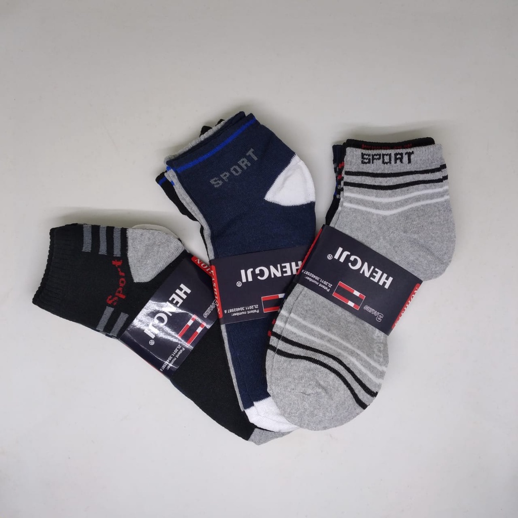 Kaos kaki olahraga pendek sematakaki motif kaos kaki sport (IMPORT) pria wanita dewasa unisex termurah