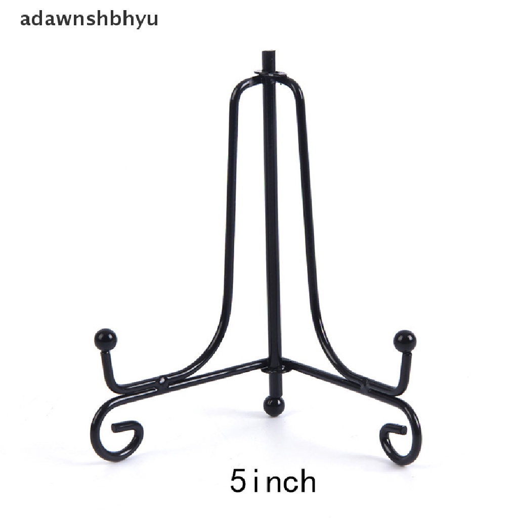 Adawnshbhyu Art Iron Display Stand Penyangga Holder Untuk Plat Foto Bingkai Foto ID