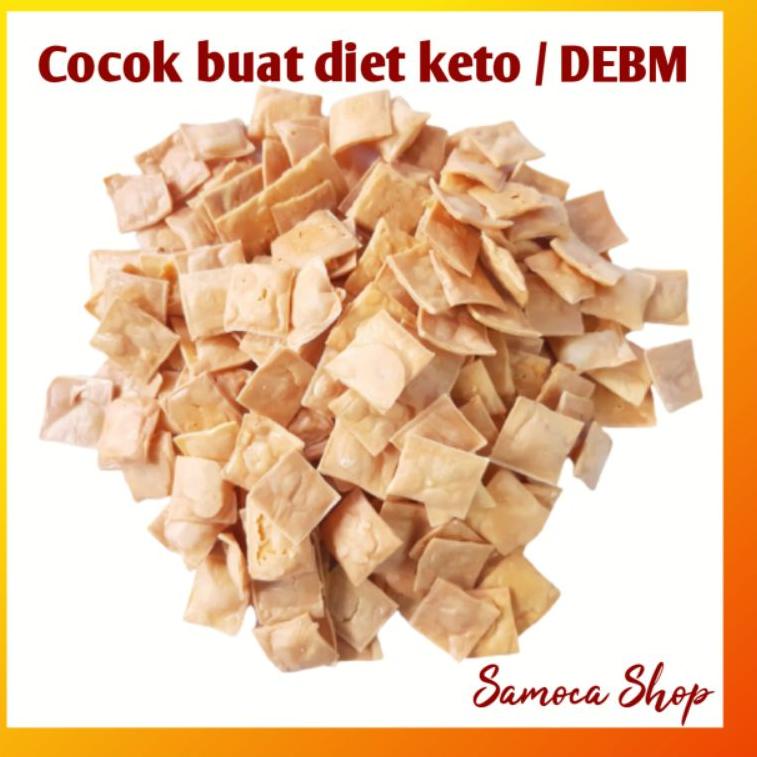 

(T(97➸) Keripik Keju Panggang Cemilan Sehat Diet Keto DEBM 105gr terviral