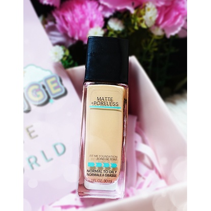 MAYBELINE FIT ME FOUNDATION - Foundation Fit Me Matte + Poreless Maybelline