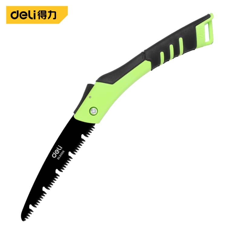 Deli Folding Pruning Saw/Gergaji Lipat Pemotong Dahan Kayu 7 inch Tajam DL6006 /Alat Perkakas