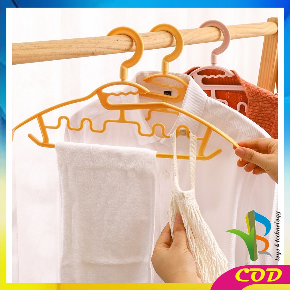 RB-C755 Hanger Gantungan Baju Jemuran Pakaian Putar 360 Derajat Multifungsi Anger Jemuran Laundry Celemek Celana Jilbab Handuk Syal Dasi Serbaguna