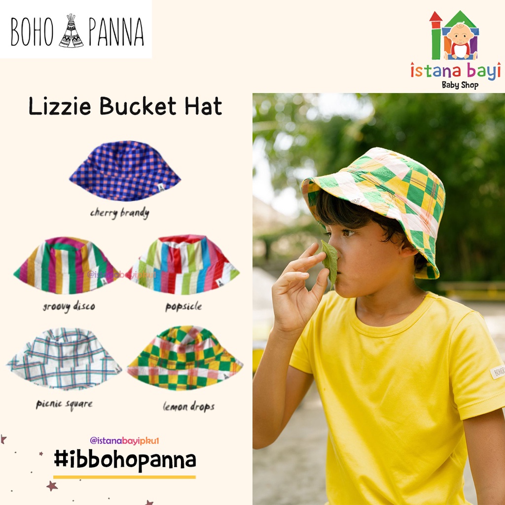 BOHOPANNA LIZZIE BUCKET HAT / LIZZIE BUCKET HAT / BUCKET HAT BOHOPANNA