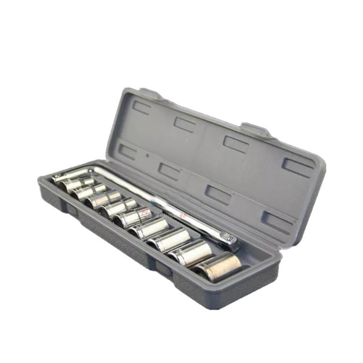 KUNCI SOCKET SET 1/2&quot; 6PT 10 PCS / WRENCH SET/ KUNCI RODA MOBIL / SOCK