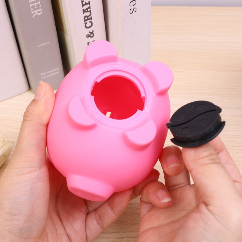 Lovely Piggy Banks Wadah Simpan Koin Desain Slot Kartu Kotak Uang Kertas Tempat Penyimpanan Uang Toples Mainan Anak Lucu Kekinian Tabletop Kartun Ornamen