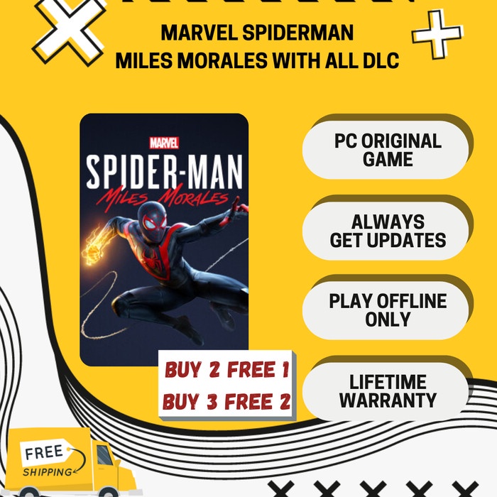 Vks0X-54 Marvel Spiderman / Spider-Man Miles Morales With All Dlc Pc Original