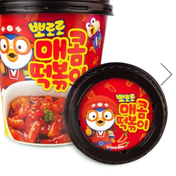 

9.9 Promo Brand Pororo Instant Toppoki / Tteokbokki Stir-Fried Rice Cake Cup Anak hrg utk 1rasa