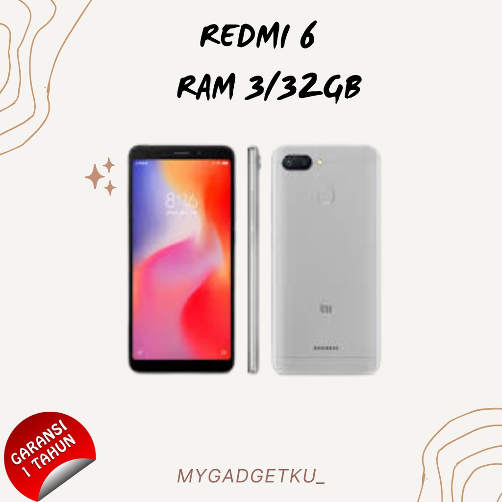 REDMI 4A RAM 2/16GB 2/32GB / REDMI 5A 3/32 / REDMI 6A 3/32 / REDMI NOTE 5A 4/64GB / REDMI 6 4/64GB GARANSI 1 TAHUN