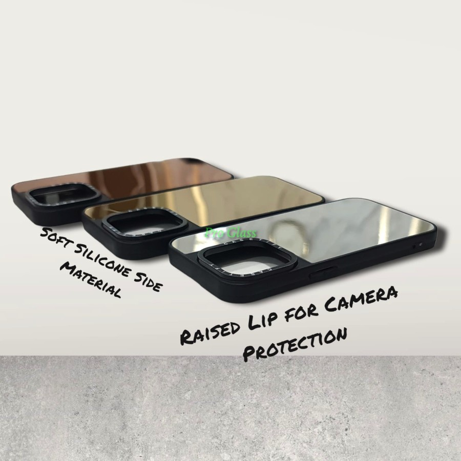 C120 Iphone 14 14 Plus 14 Pro 14 Pro MAX / 15 Plus Pro Max  Casetify Mirror Glass Case Cermin