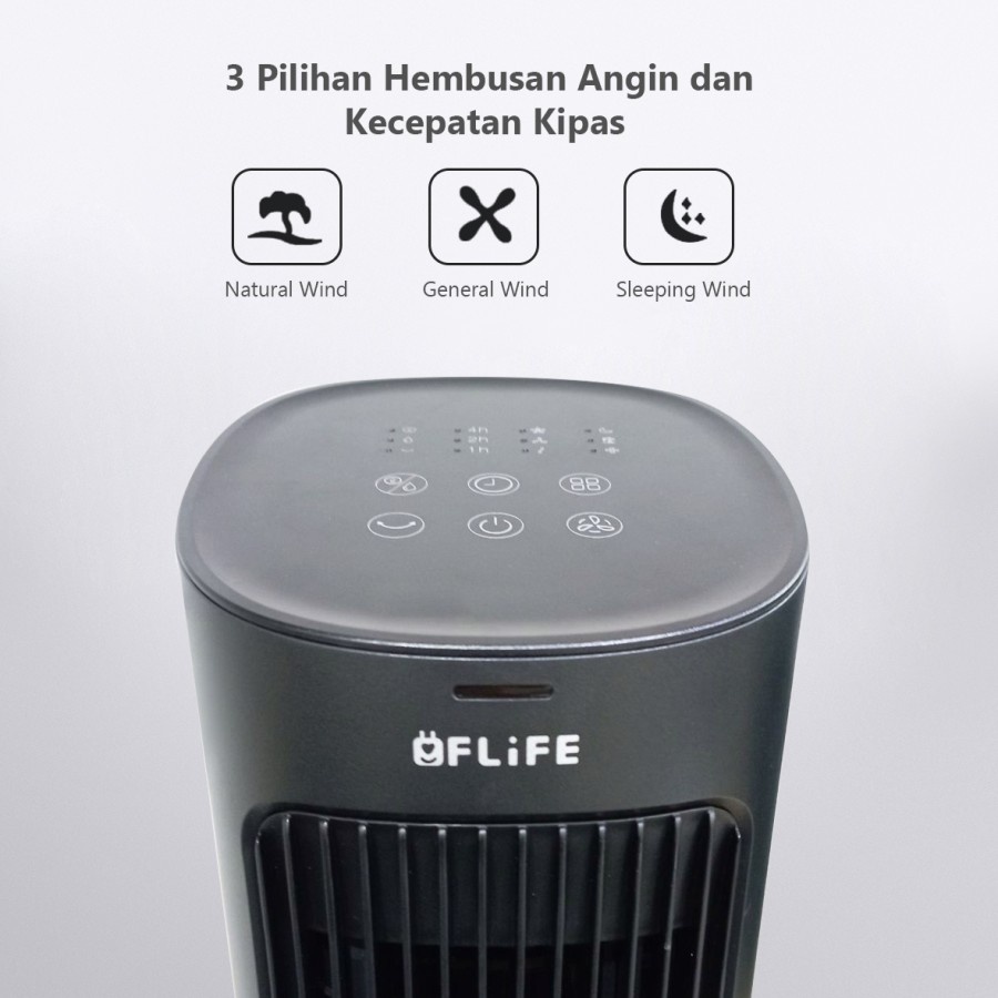 FLiFE by GREE Tower Fan Air Cooler - Kapasitas 4 Liter - Model FTA-ACOOL4