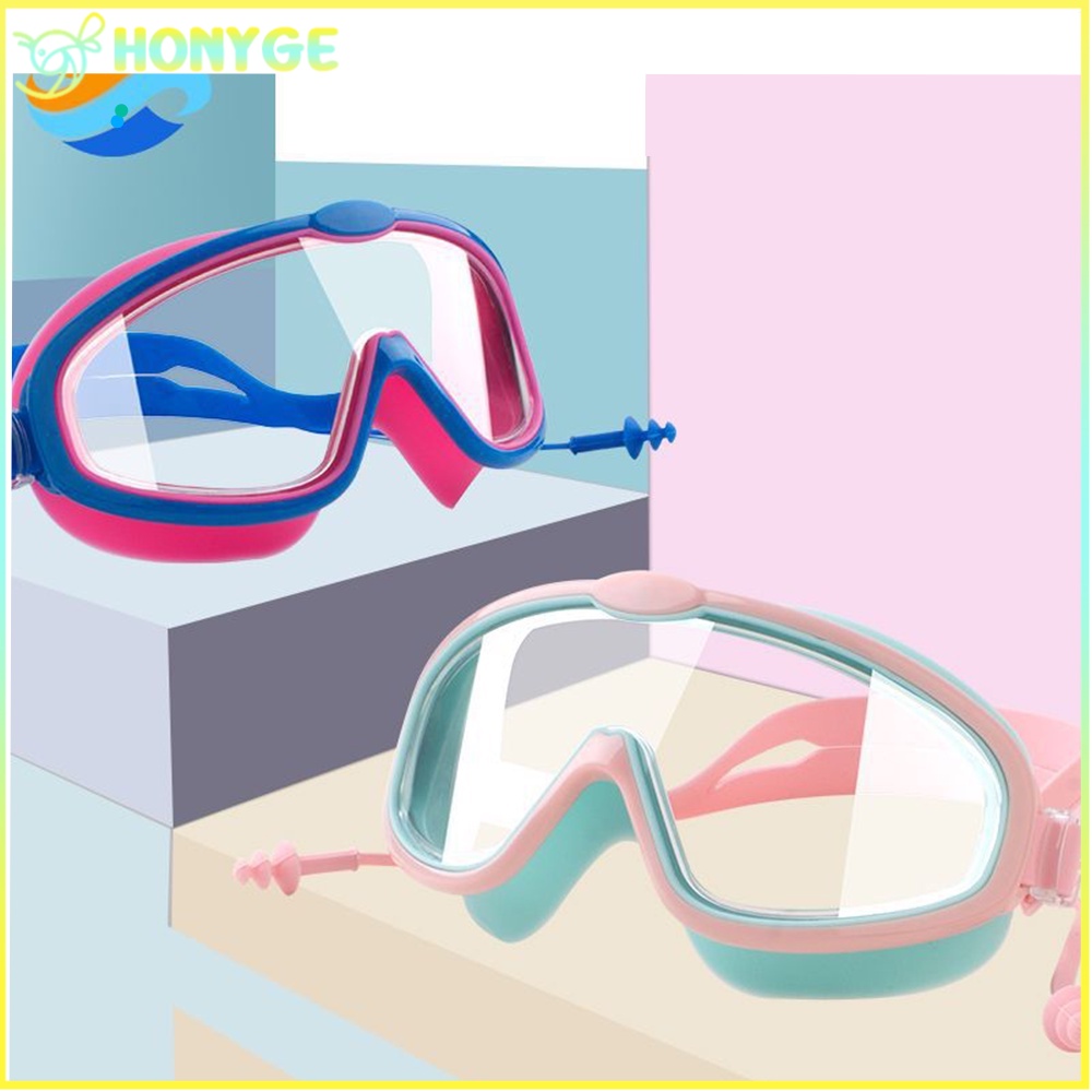 Kacamata Renang Anak &amp; Remaja Warna Warni Rainbow Lucu Swiming Googles Speeds Anti Fog 3 Colors