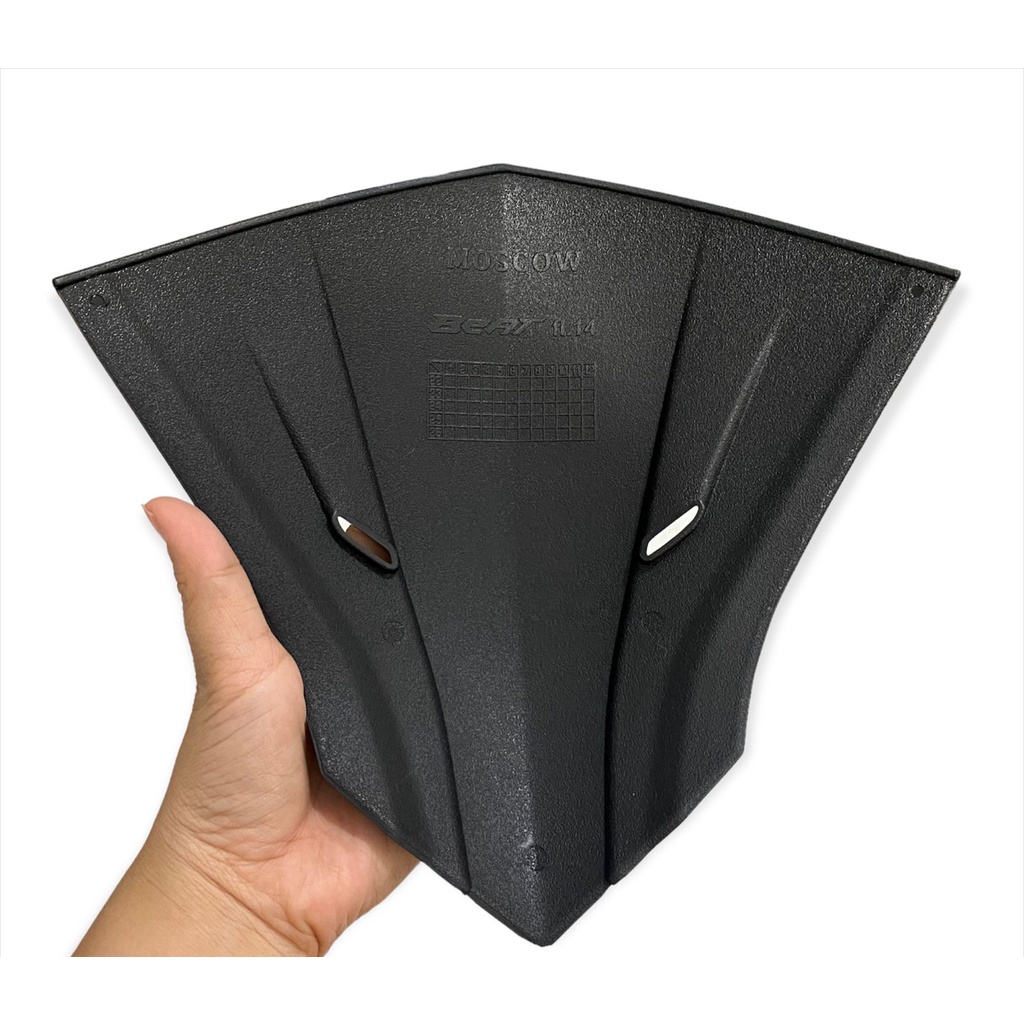 VISOR BEAT FI 2014 -2016  MOSCOW PRESISI DAN ANTI PECAH WINDSHIELD BEAT VISOR BEAT FI BEAT OLD BEAT FI TAHUN 2014- 2016 FREE DOUBLE TAPE PNP VISOR ANTI PECAH WARNA HITAM