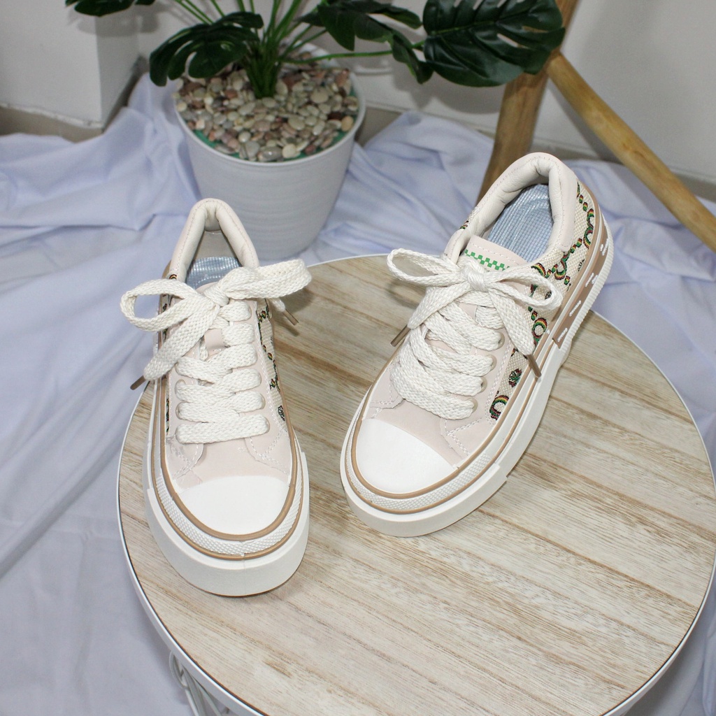 Free Box Sepatu Sneakers Wanita NS1199 Sepatu Jakarta Sneakers Import Termurah