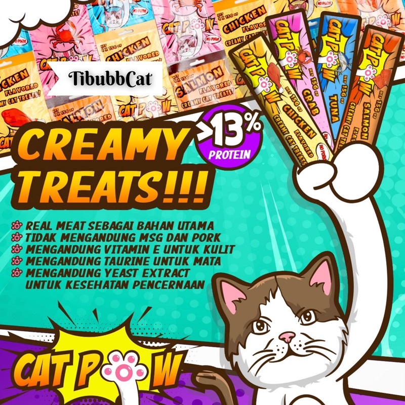 Bundle Catpow Creamy Treats Snack Kucing