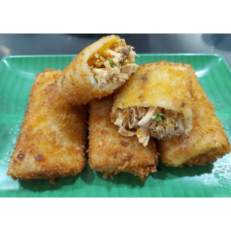

RISOL AYAM SUWIR PEDAS DAN ORIGINAL