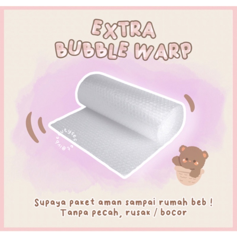 

EXTRA PACKAGING BUBBLE DAN KARDUS