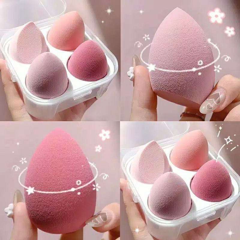 Spon Bedak  Beauty Blender Isi 4pcs Sponge Make Up