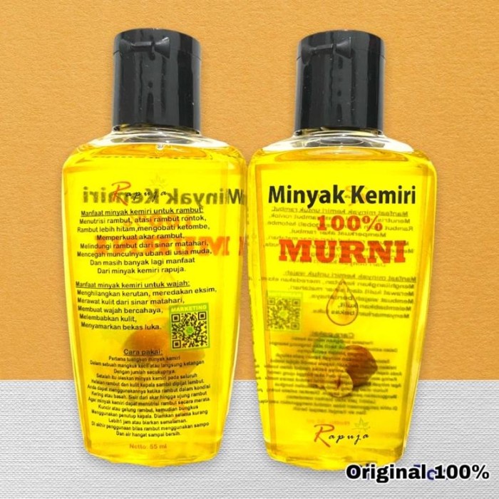 Saku Minyak Kemiri , Minyak Kemiri Penumbuh Rambut, Vitamin Rambut Rontok,