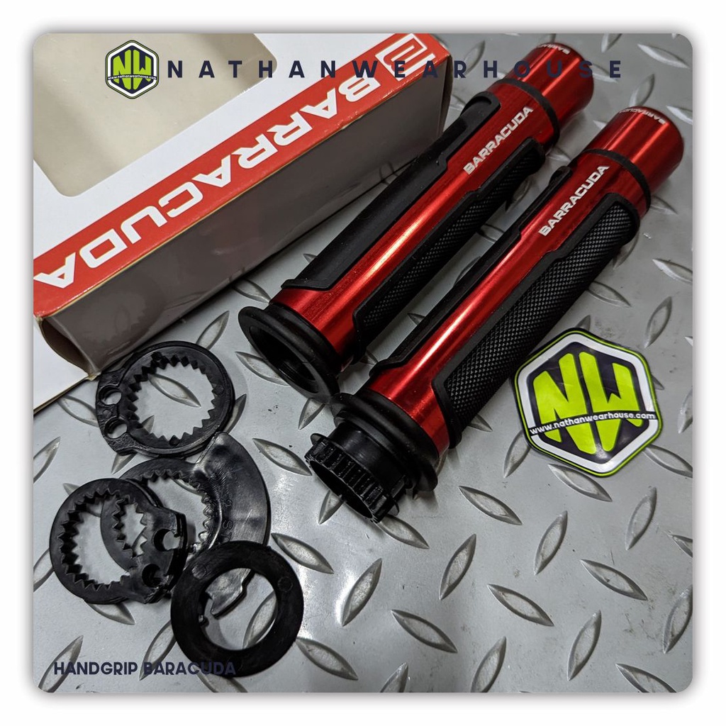 Handgrip Handfat Hand Grip Hanfat Motor CNC Baracuda universal untuk semua motor ninja 150 250 fi karbu cbr 250rr zx r15 r25 satria fu vixion