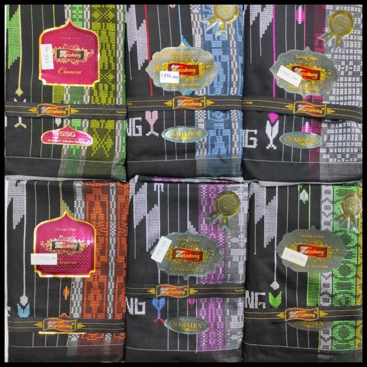 Promo Special Black Edition Sarung Tenun Ketjubung 210 Ssg Full Sutra