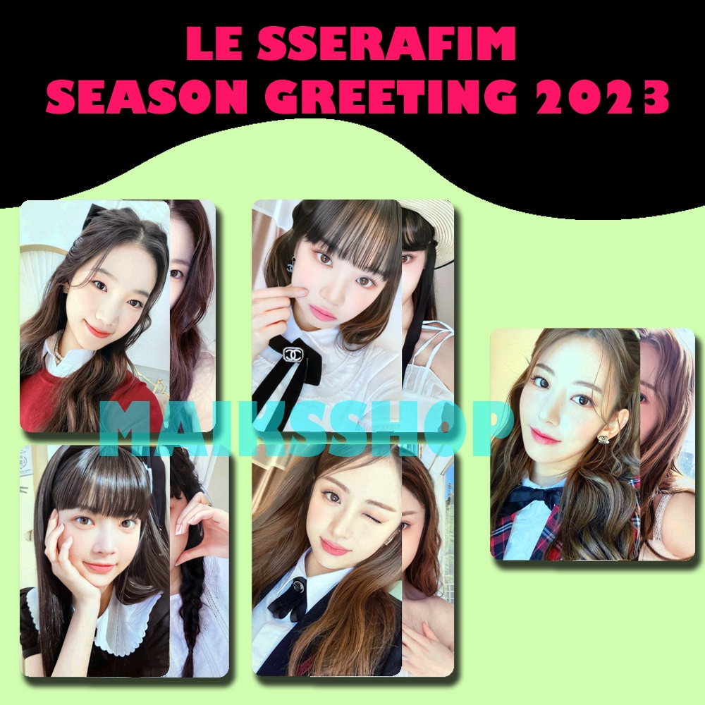 Le Sserafim Season Greeting 2023 Photocard Kpop