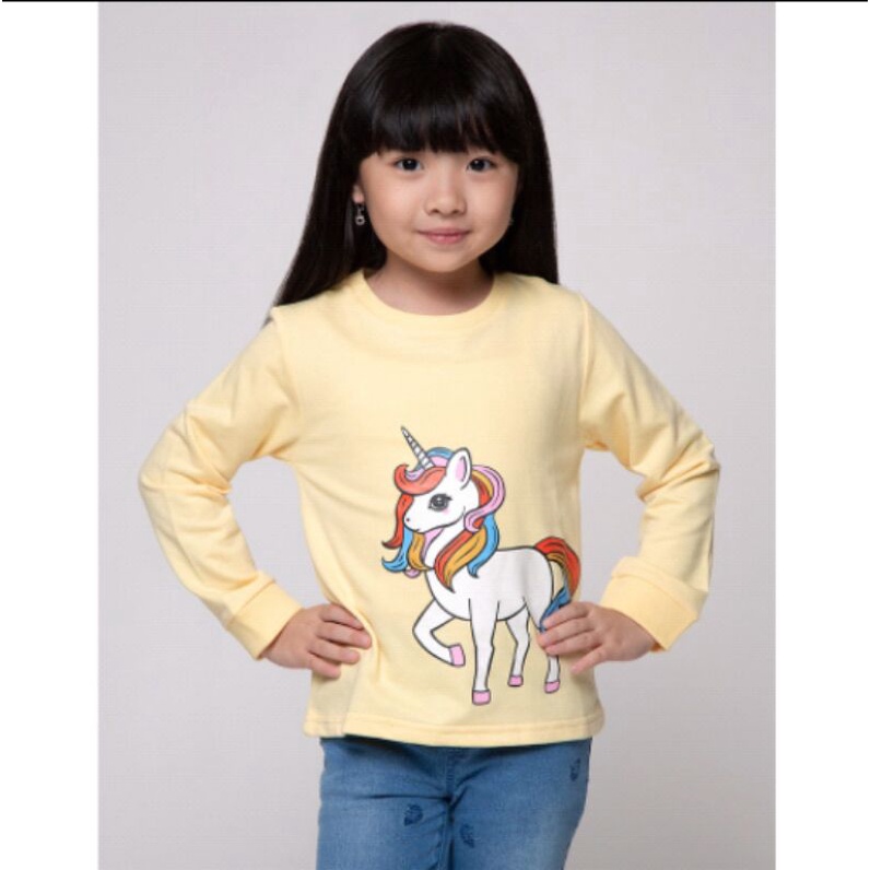 sweater little M size M unicorn / lengan panjang little M / New 