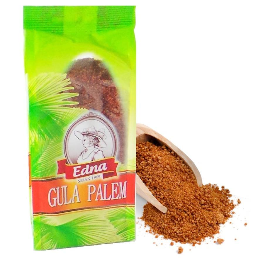 

☎ EDNA GULA PALEM 200GR - COCONUT BROWN PALM SUGAR - PALM ZUIKER - GULA AREN SEMUT MERAH HALAL MUI ハ