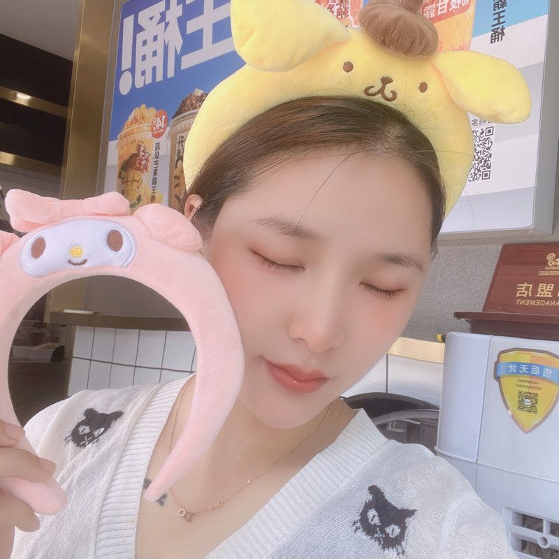 BANDO BANDANA CINNAMOROLL KUROMI MELODY POMPOMPURIN HEADBAND TEBAL AKSESORIS RAMBUT IMPOR