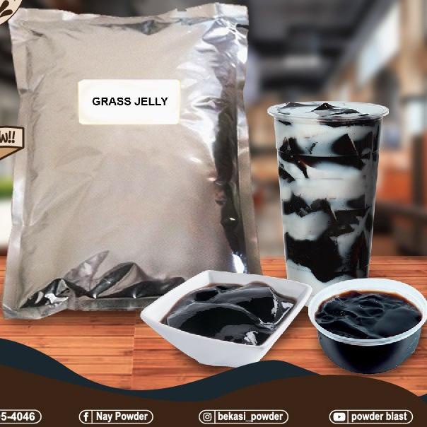 

Quality Control✅Grass Jelly Powder Kemasan 1kg|SQ2