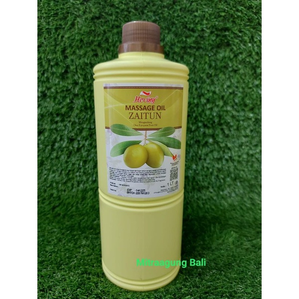 Heviny Massage Oil 1liter Zaitun