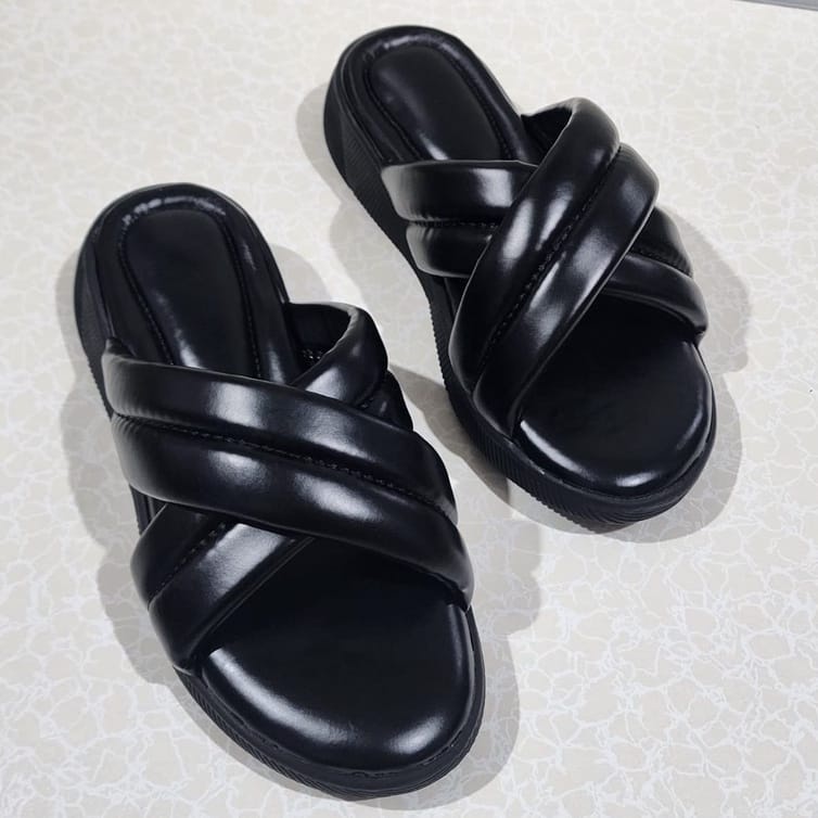 angela suport sandal wanita wedges sandal cewek platform
