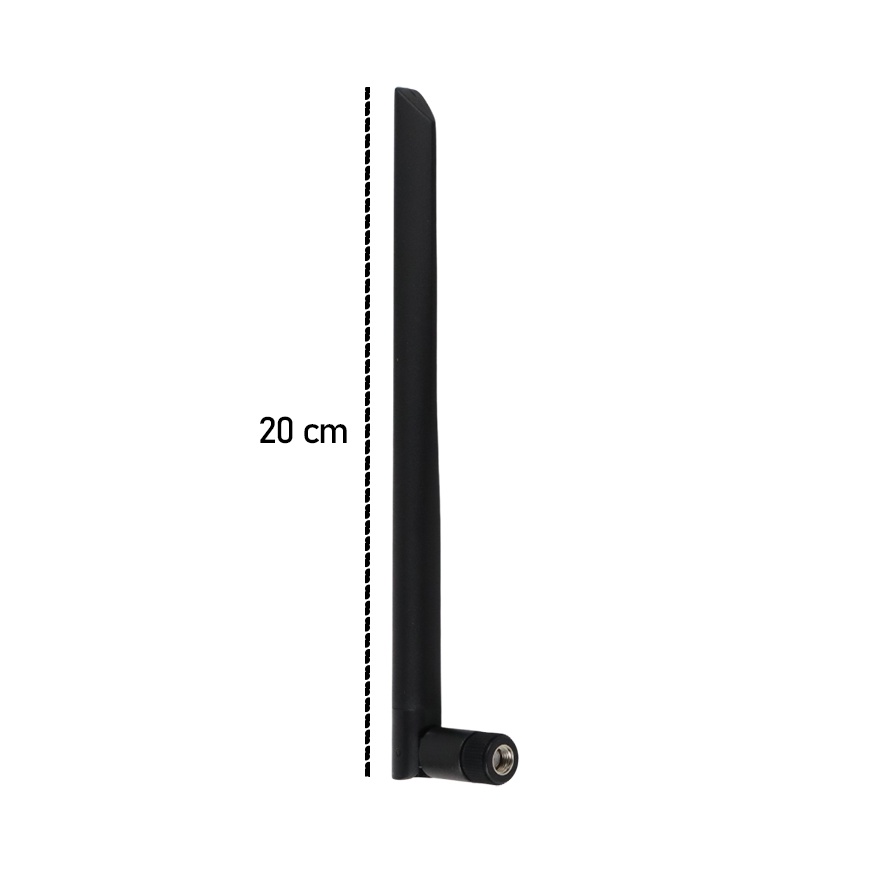 CDSENET Antena Router WiFi Amplifier Dual Band Wireless Network 2.4GHz 5GHz 6dbi RP-SMA - Black