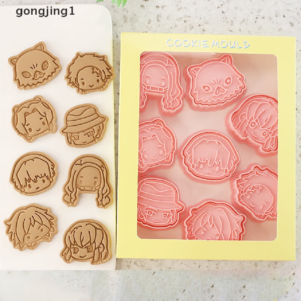 Ggg 8Pcs /Set Cetakan Biskuit Bentuk Karakter Kartun Cookie Cutter Alat Dekorasi Kue ID