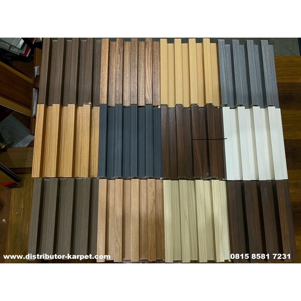 WPC Wood Panel Kisi-Kisi Dinding Untuk Outdoor/Indoor Panjang 2.9m
