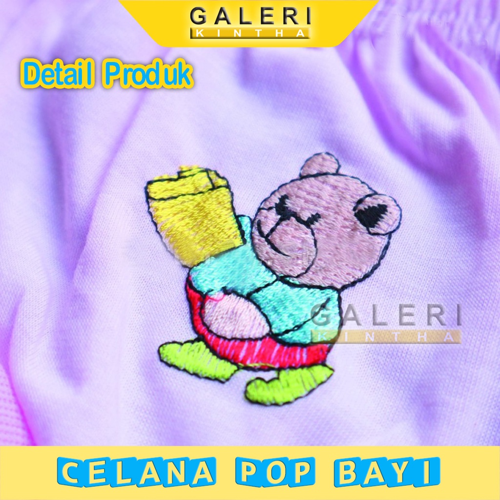 Celana Bayi Pop Kacamata Kodok Laki laki Newborn Lusinan