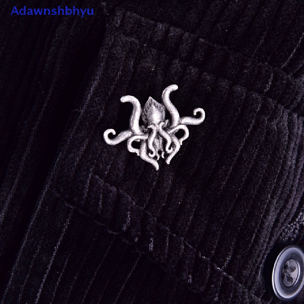 Adhyu Cthulhu Badge Bros Kerah Pin Untuk Baju Ransel Topi Perhiasan Dekorasi ID