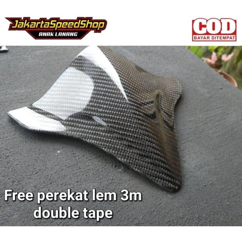 Visor variasi all new honda beat esp carbon bahan full akrilik plus lem 3m perekat