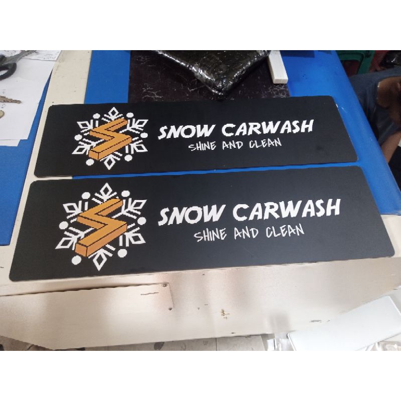 plat nomor mobil akrilik custom