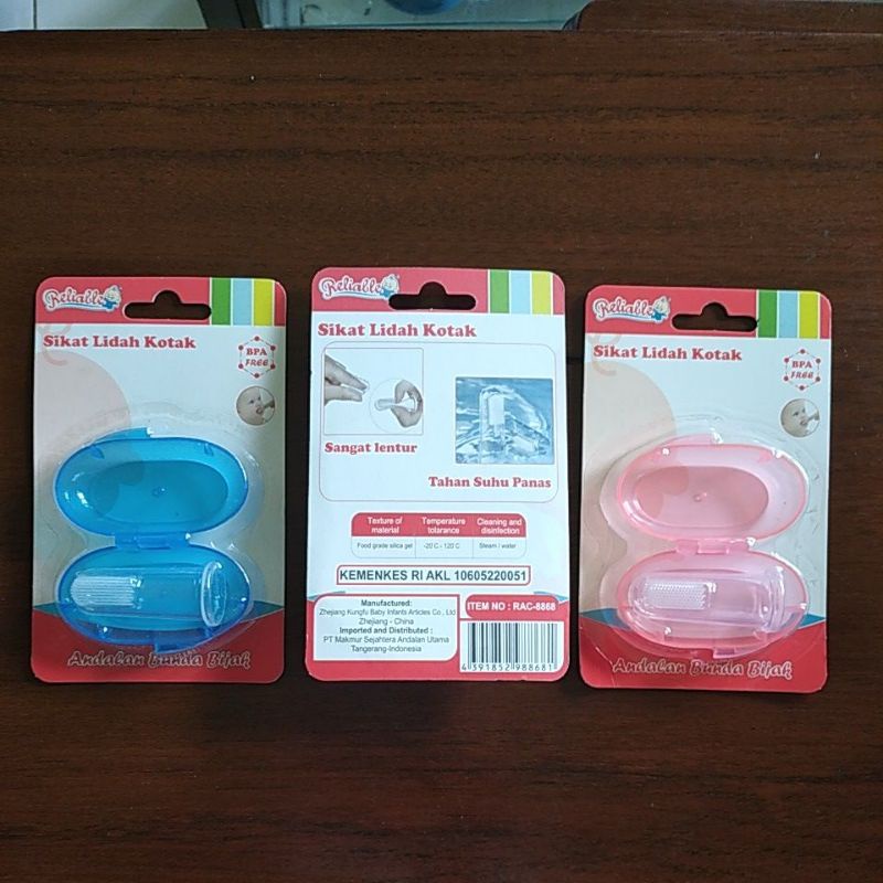 RELIABLE SIKAT LIDAH BAYI finger toothbrush
