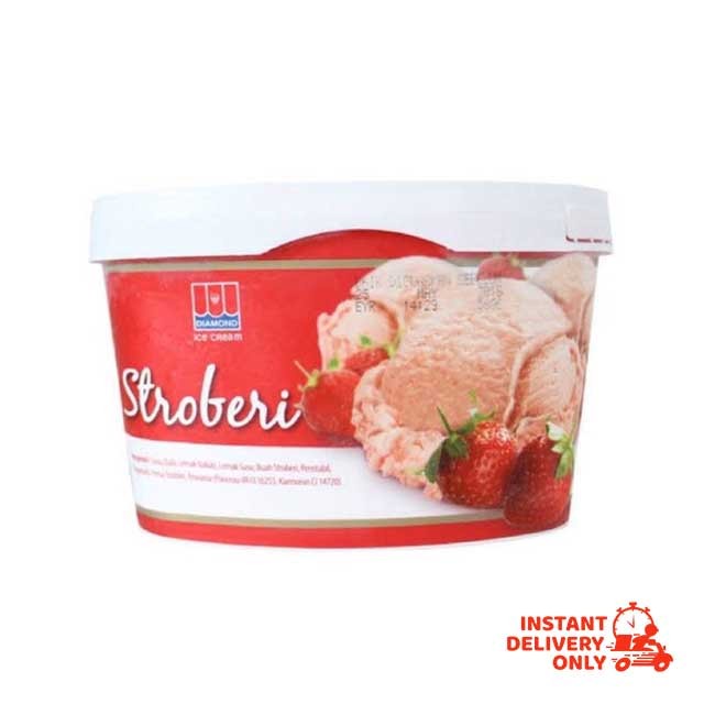 

✿ BISA COD✿ DIAMOND STRAWBERRY REG 700ML HARUS INSTANT KURIR