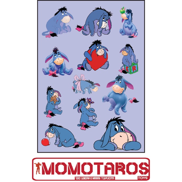 

Sticker murah anti air Eeyore solo 1 pc