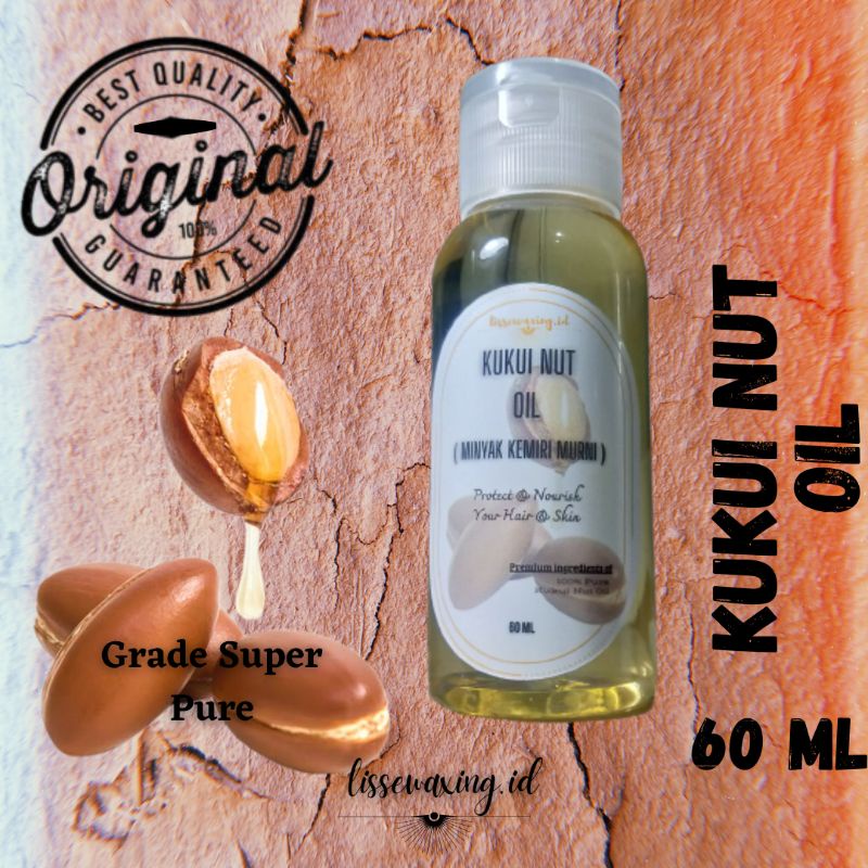 Pure Kukui Nut Oil/ Minyak Kemiri Murni 𝟏𝟎𝟎% Cold Pressed