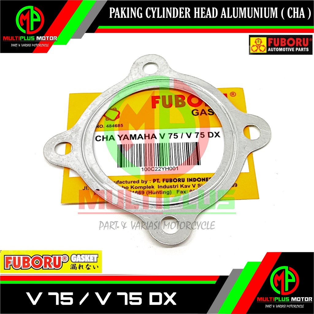 Paking Gasket Perpak CHA Cylinder Cilinder silinder head cop kop almunium FUBORU,V75,V 75,V 75 DX,V7
