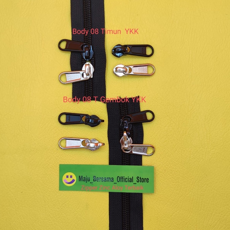 Zipper Zinc - Kp.Resleting Timun YKK &amp; Gembok YKK ( 05-08-10 Lokal )SK1